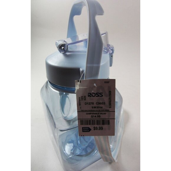 Pickleball Clear Water Container with Strap, Flip Top NEW - Picture 4 of 7